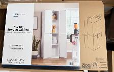 MAIN-STAYS 72" Inch 4 Door Storage Cabinet - Photo 3