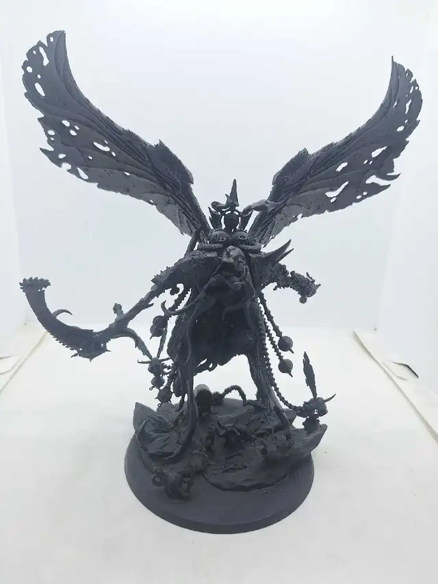 Warhammer 40k Deathguard Primed Black Mortarion AS IS