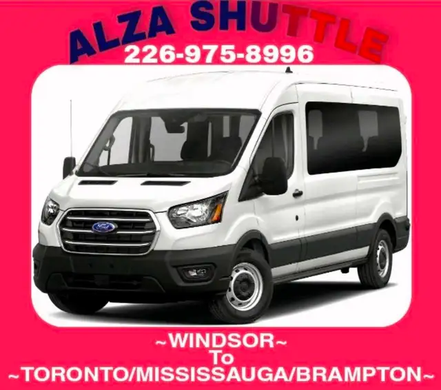 8AM/WINDSOR To TORONTO/BRAMPTON ~ DAILY ~ 226 975 8996