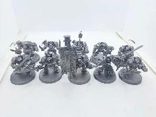 Warhammer 40k 10 Grey Knights Brother Terminators Primed Gray