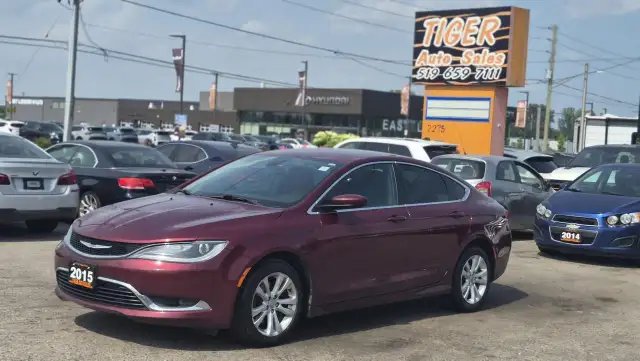 2015 Chrysler 200 Limited, 4 CYLINDER, WELL MAINTAINED, CERTIFIE