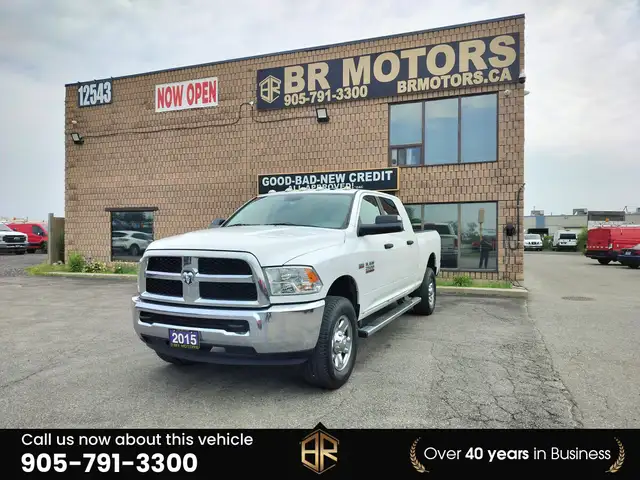 2015 Ram 2500 SLT | MEGACAB | No Accidents reported | 4x4 | Low