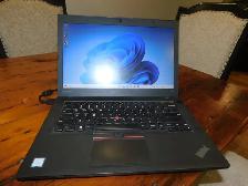 Lenovo ThinkPad T460 14' Laptop i5 240GB SSD 8GB B/T WIN 11