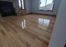 sablage et vernis de plancher