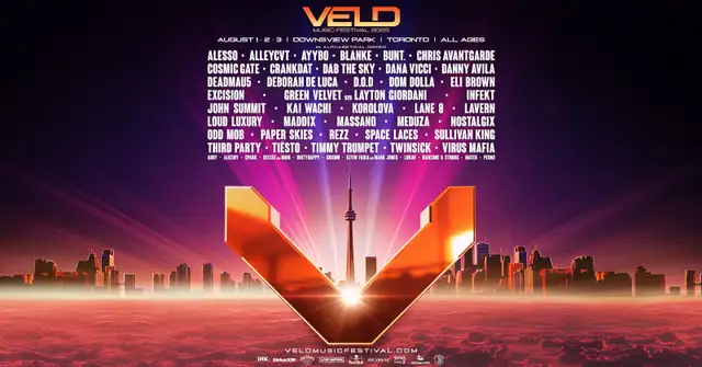 VELD wristbands available! 416-8758785