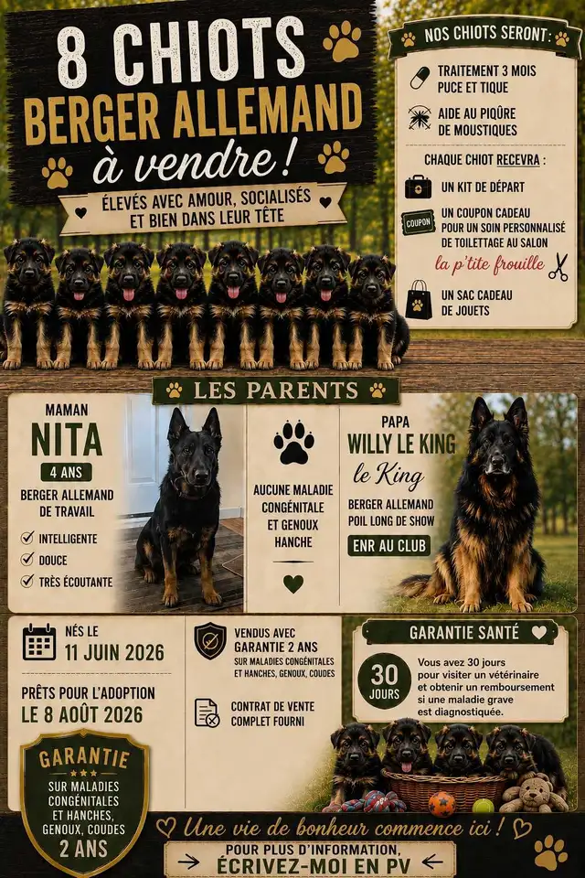 chiot berger allemand