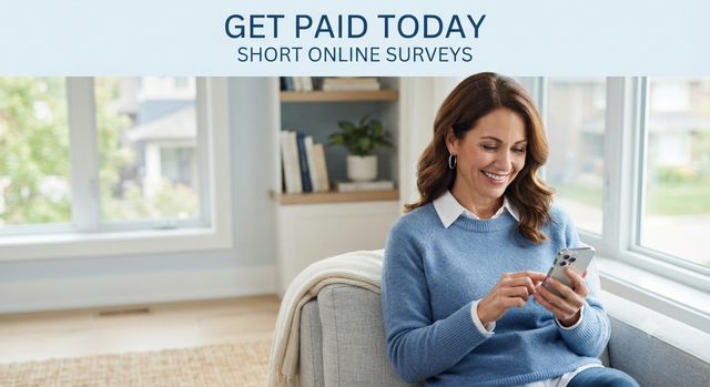 Get Paid Today With Quick Online Surveys!