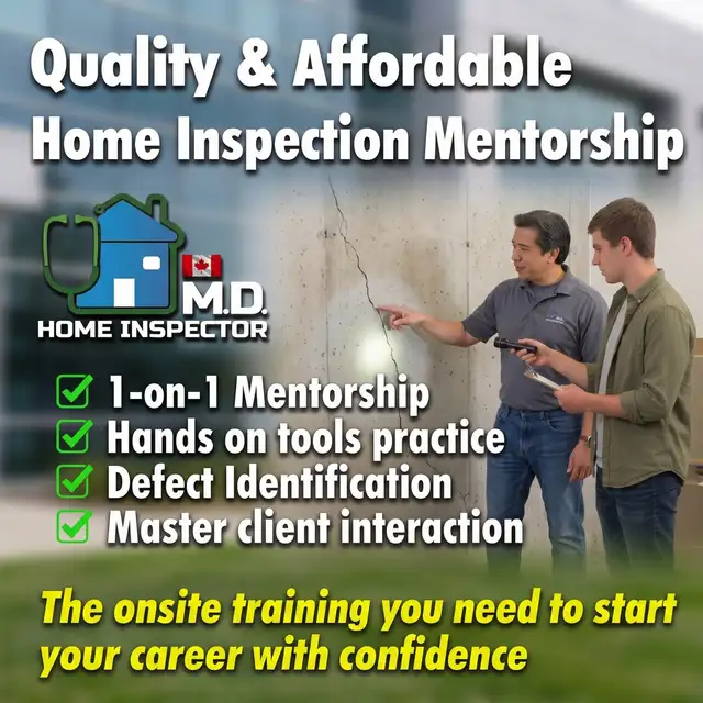 Home Inspector Mentorship | 1-on-1 Practical Field Training