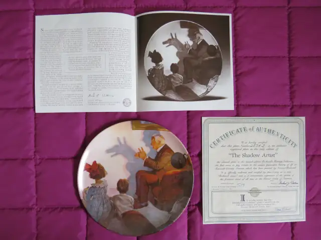 SHADOW ARTIST COLLECTOR PLATE