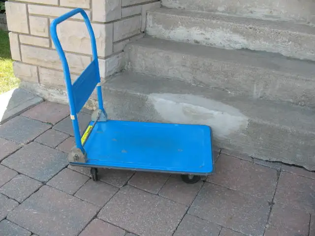 Folding Portable Collapsible Dolly Cart with Wheels, LIKE NEW