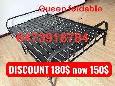 FREE DELIVERY Foldable Beds Queen $150 FINAL MONTH SALE