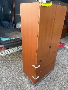 Free delivery used Wooden Cabinet with Shelves and Drawers - Photo 10