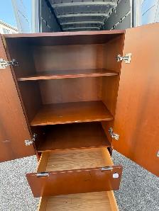 Free delivery used Wooden Cabinet with Shelves and Drawers - Photo 6