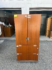 Free delivery used Wooden Cabinet with Shelves and Drawers - Photo 2