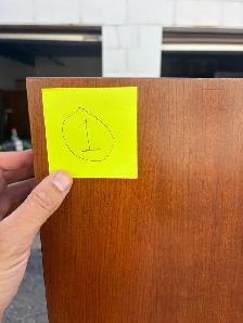 Free delivery used Wooden Cabinet with Shelves and Drawers - Photo 3