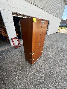 Free delivery used Wooden Cabinet with Shelves and Drawers - Photo 8