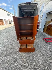 Free delivery used Wooden Cabinet with Shelves and Drawers - Photo 8