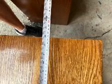 Free delivery used Pair of Oak Nightstands - Photo 7