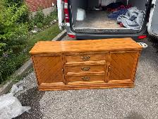 Free delivery used Solid Oak Dresser