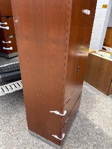 Free delivery used Wooden Cabinet with Shelves and Drawers - Photo 4
