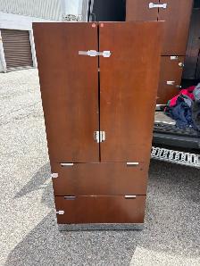 Free delivery used Wooden Cabinet with Shelves and Drawers - Photo 7