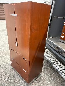 Free delivery used Wooden Cabinet with Shelves and Drawers - Photo 8