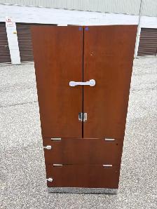 Free delivery used Wooden Cabinet with Shelves and Drawers - Photo 2