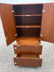 Free delivery used Wooden Cabinet with Shelves and Drawers - Photo 4