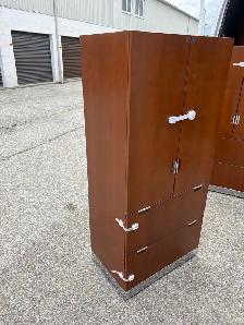 Free delivery used Wooden Cabinet with Shelves and Drawers - Photo 7