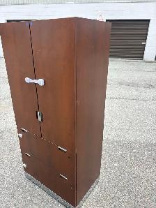 Free delivery used Wooden Cabinet with Shelves and Drawers - Photo 8