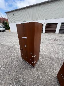Free delivery used Wooden Cabinet with Shelves and Drawers - Photo 3