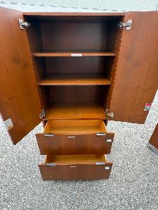Free delivery used Wooden Cabinet with Shelves and Drawers - Photo 9