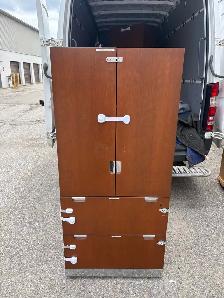 Free delivery used Wooden Cabinet with Shelves and Drawers - Photo 8
