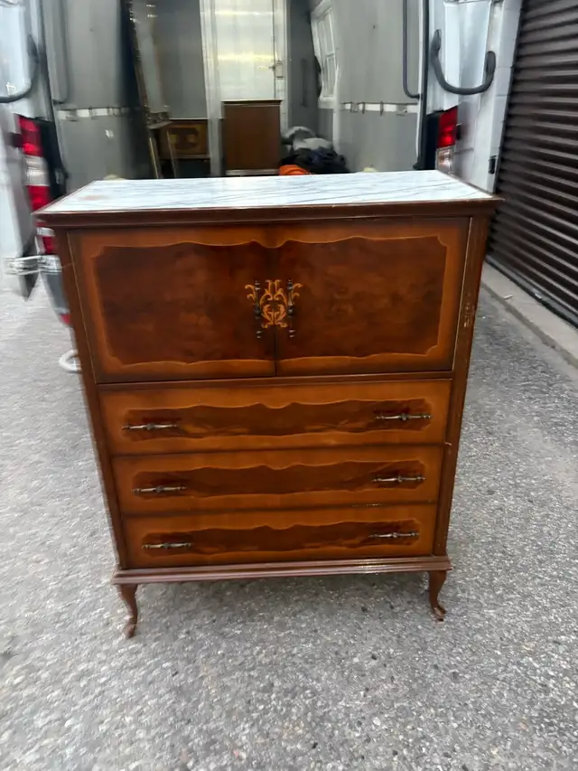 Free delivery antique Vintage Dresser with Marble Top