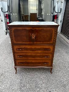 Free delivery antique Vintage Dresser with Marble Top - Photo 4