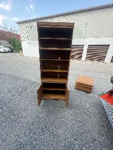 Free delivery used Wood Unit with Glass Doors - Photo 7