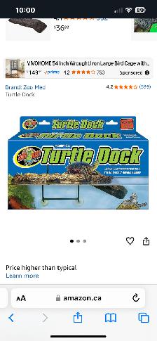 Large turtle dock