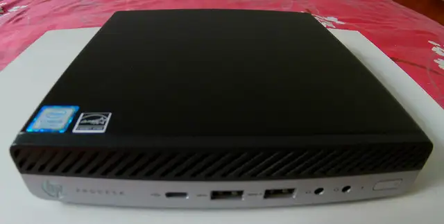 Ordi HP Prodesk 600G4 Core-i5-8500T 8Go SSD 128Go HD 1To Ubuntu
