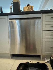 Dishwasher installation