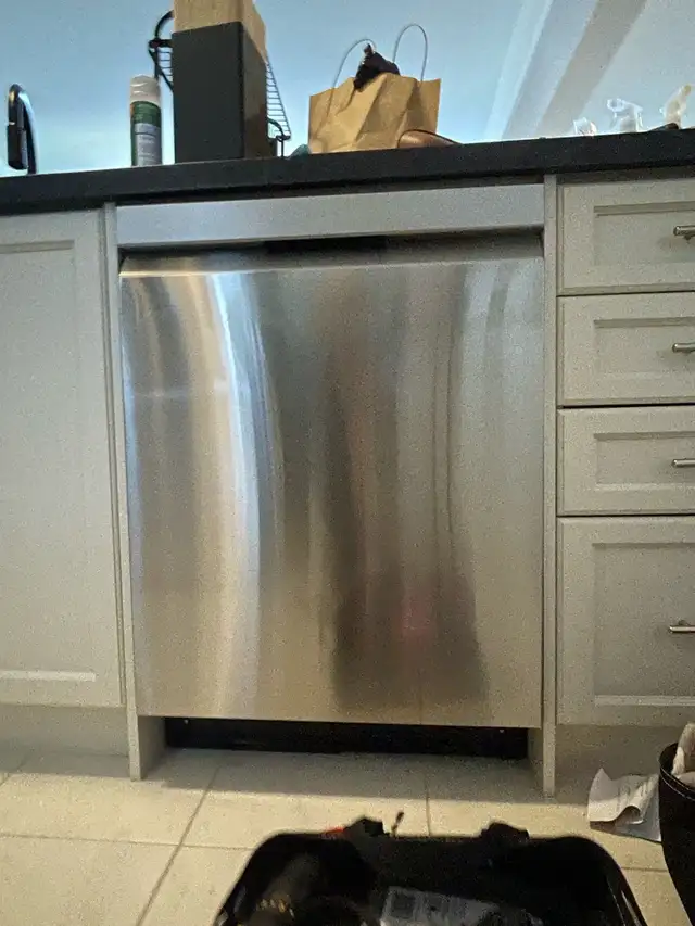 Dishwasher installation