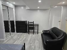 Beautiful, Pvt.AC Studio Basement for Rent in Markham-Males Only