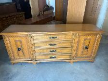 Free delivery used Vintage Oak dresser Buffet