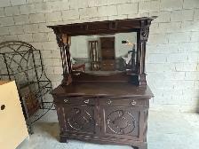Free delivery Antique Oak Sideboard made in England - Photo 4