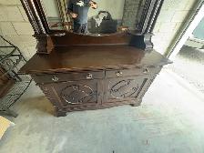 Free delivery Antique Oak Sideboard made in England - Photo 5