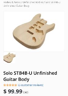 New Basswood Strat style body fit fender parts for  project - Photo 3