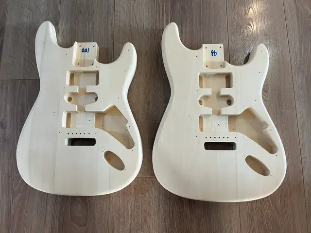 wanted- electric guitar pickups- trade for Strat bodies