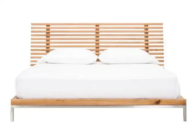 Solid Teak Double bed frame - EQ3