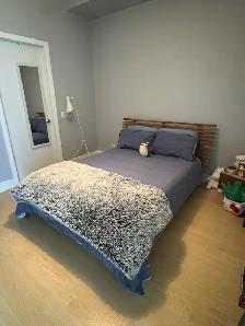Solid Teak Double bed frame - EQ3 - Photo 2