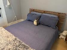 Solid Teak Double bed frame - EQ3 - Photo 5