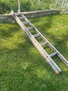 Aluminum 9 ft extension ladder